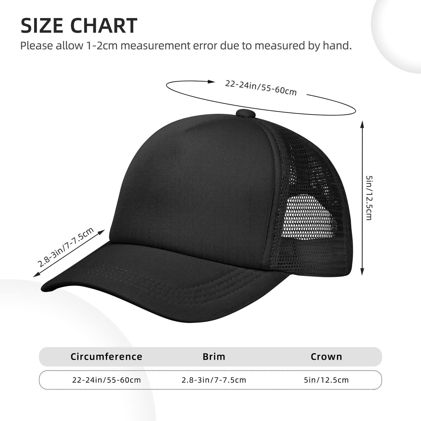 Baseball Hats (Mesh baseball cap)